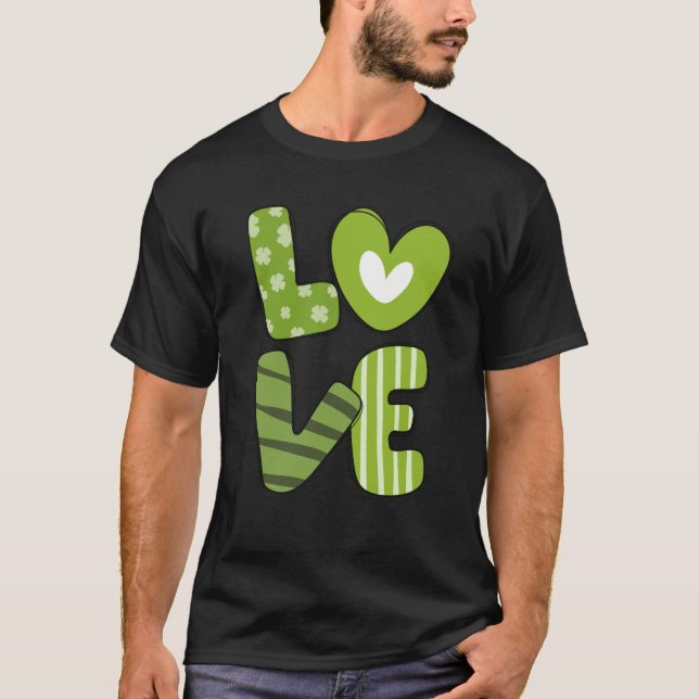 Camiseta Love St Patricks Day (Frente)