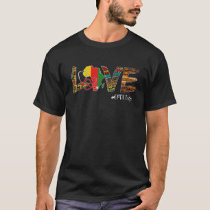 Camiseta Love Stethoscope EMT Life Black History Mês Afro