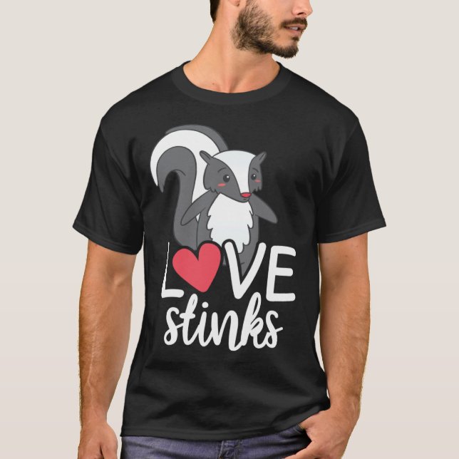 Camiseta Love Stinks Clothing His and Her Valentines Day (Frente)