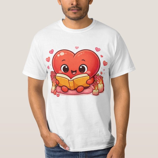 Camiseta Love Stories Begin Within the Heart (Frente)