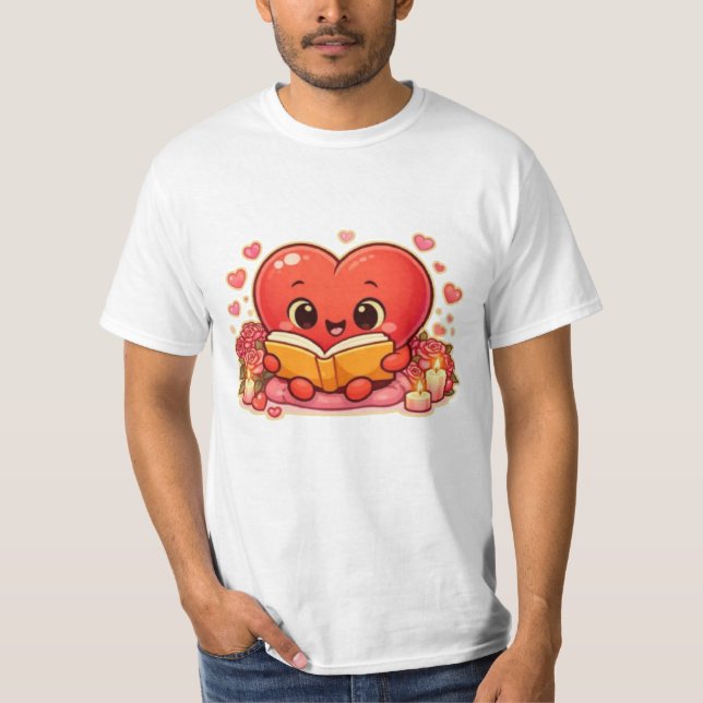 Camiseta Love Stories Begin Within the Heart (Frente)