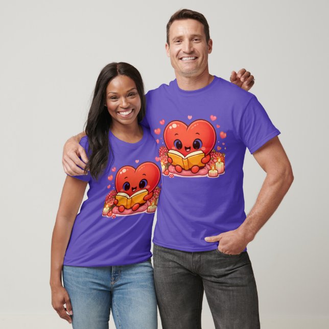 Camiseta Love Stories Begin Within the Heart (Unissex)