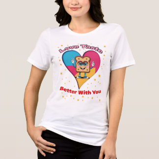 Camiseta Love Tastes Better With You
