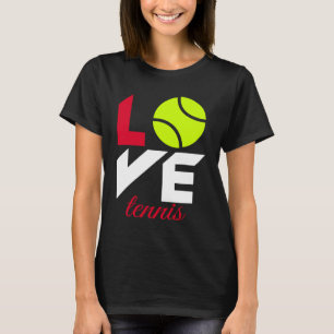 Camiseta Love tênis