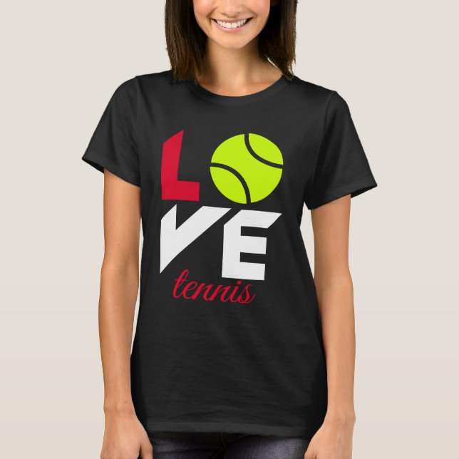 Camiseta Love tênis (Frente)