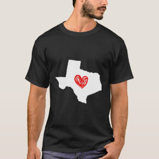 Camiseta Love Texas Heart Hoodie