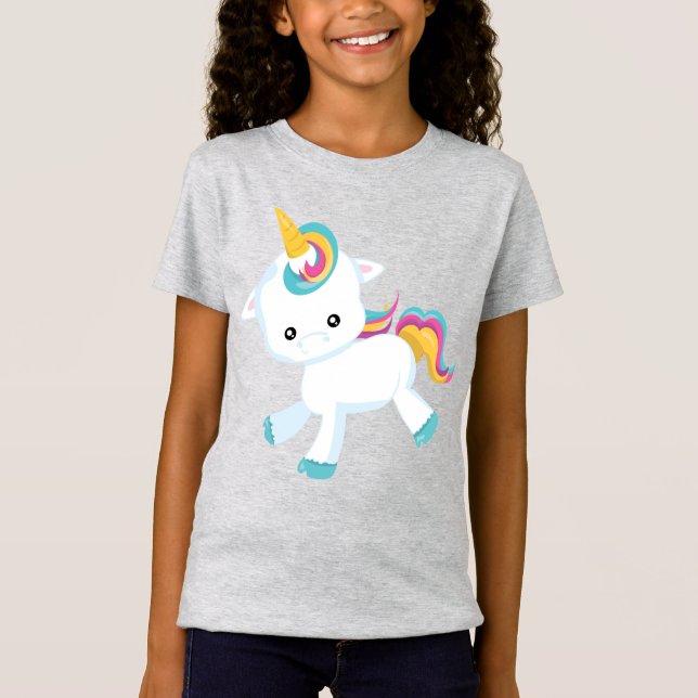 Camiseta Love Unicorns Double-side Girls (Frente)
