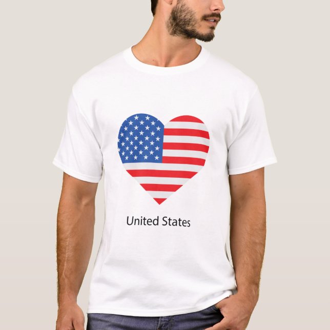 Camiseta Love United States (Frente)