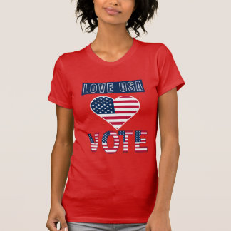 Camiseta Love USA Vote