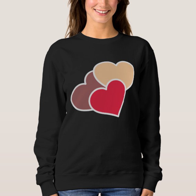 Camiseta Love Valentine s Day Couple Relationship Heart In (Frente)