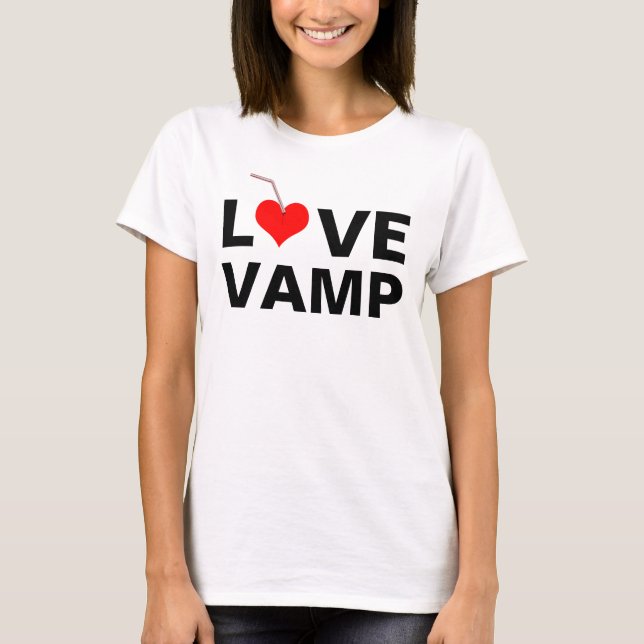 Camiseta Love Vamp personalizável (Frente)