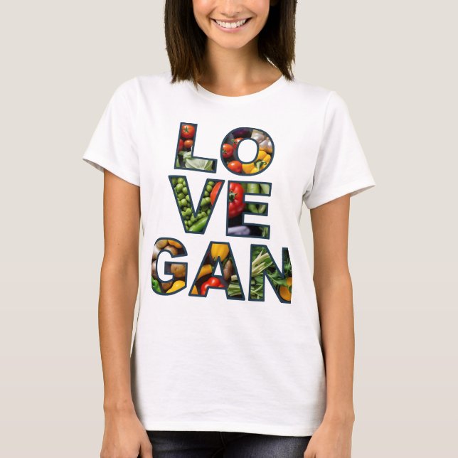 Camiseta Love Vegan (Frente)