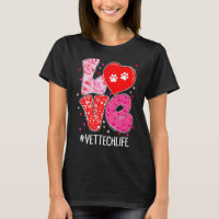 Love Vet Tech Life Cute Animal Veterinary Valenti
