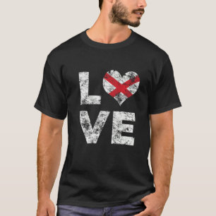 Camiseta Love Vintage Alabama State Flag 1