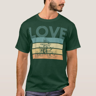 Camiseta Love Vintage Retro Quad Bike Rider 1028
