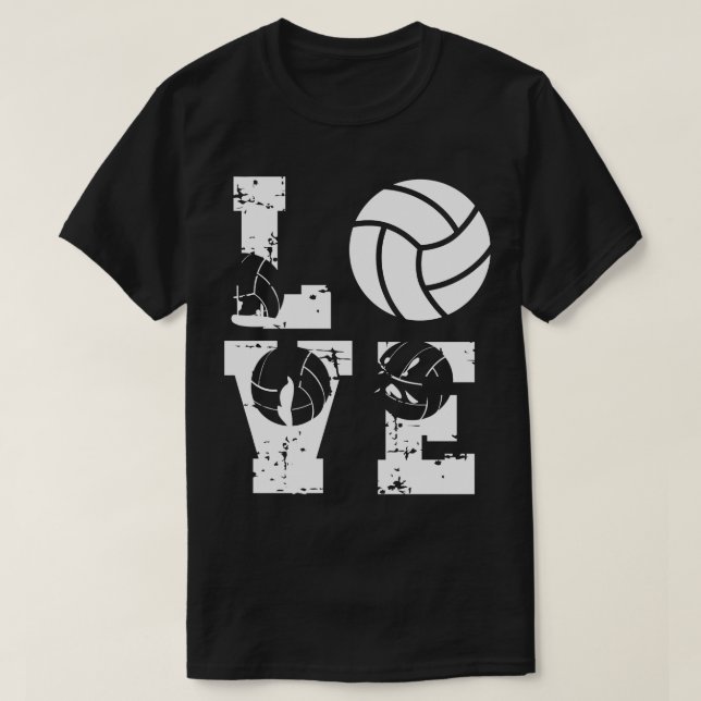 Camiseta Love Voleibol 27 (Frente do Design)