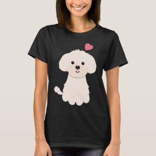 Camiseta Love White Shih Poo Shihpoo Shih Tzu Poodle Mix