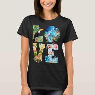 Camiseta Love World Earth Day 2022 Planet Environment Anima