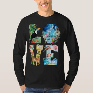 Camiseta Love World Earth Day 2022 Planet Environmental Ani