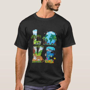 Camiseta Love World Earth Day 2023 Planet Environmental And