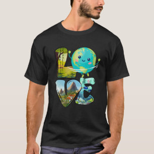 Camiseta Love World Earth Day 2023 Planet Environmental Ani