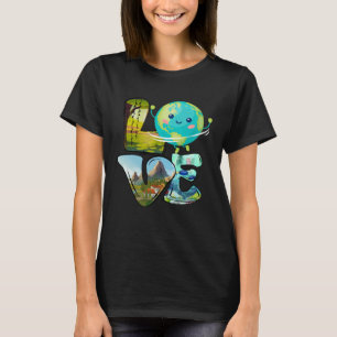 Camiseta Love World Earth Day 2023 Planet Environmental Ani