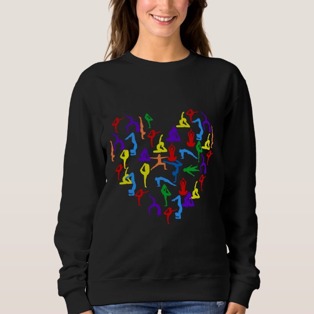 Camiseta Love Yoga Poses Ver (Frente)