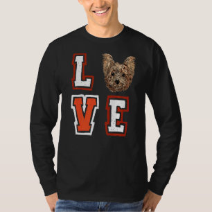 Camiseta Love Yorkshire Animal Pup Puppy Pet Dog Proprietár