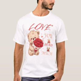Camiseta "Love You Beary Much" Valentine's Tee
