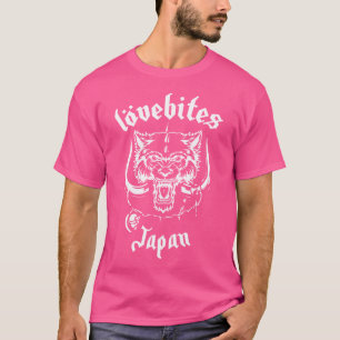 Camiseta Lovebite Logotipo Motohead do Japão Pastiche