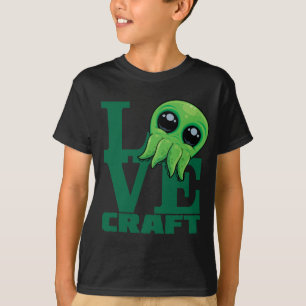 Camiseta Lovecraft Baby Cthulhu Design - Amor Cute Louco