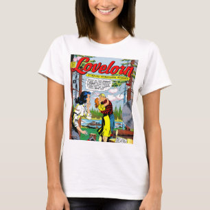 Camiseta Lovelorn Betrayal Romance Histórias em quadrinhos