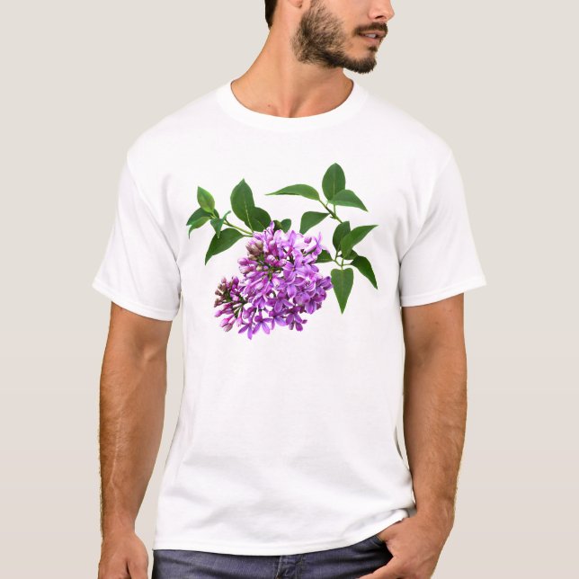 Camiseta Lovely Lilacs (Frente)
