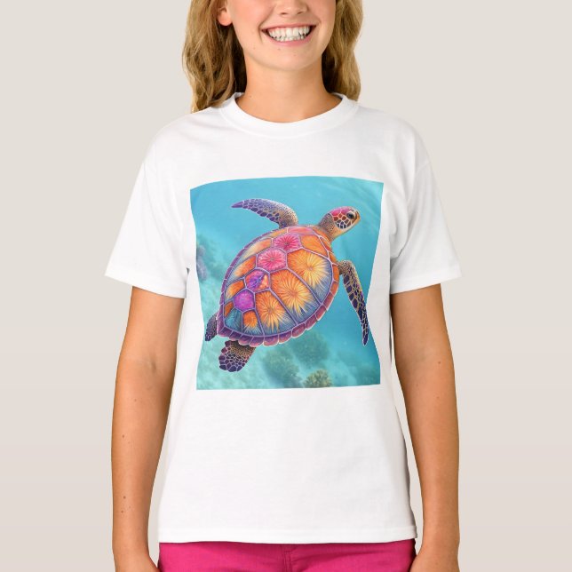 Camiseta Lovely Turtle (Frente)