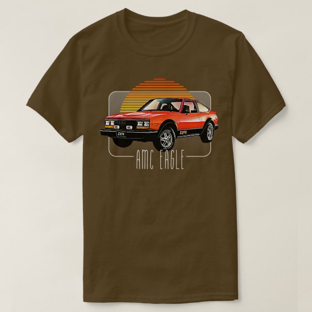 Camiseta Lover Clássico Retro AMC Eagle Design 1 (Frente do Design)