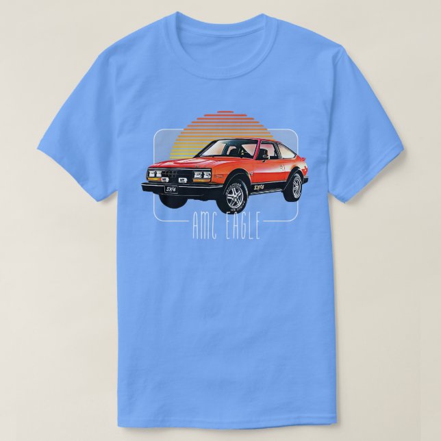 Camiseta Lover Clássico Retro AMC Eagle Design 1 (Frente do Design)