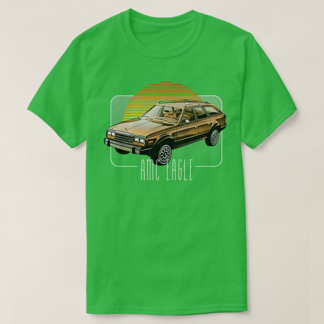 Camiseta Lover Clássico Retro AMC Eagle Design 2 (Frente do Design)