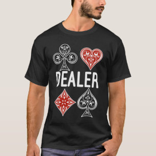 Camiseta Lover de Casino do Revendedor de Jogo do Poker Car