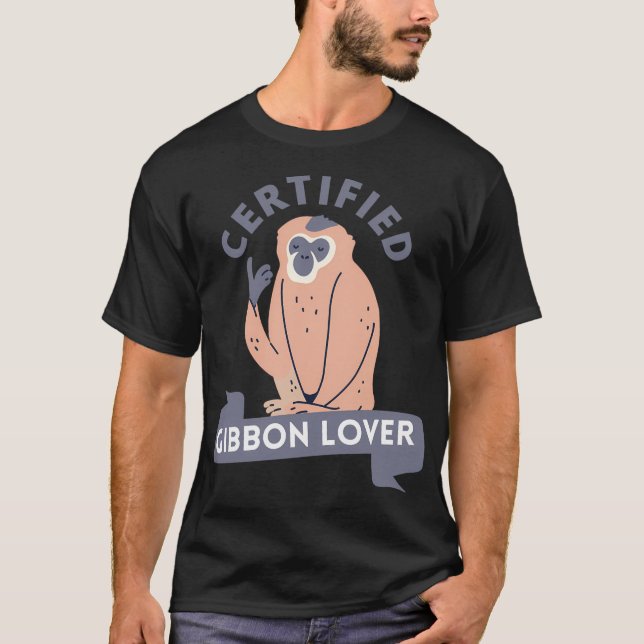 Camiseta Lover de Gibbon Certificado (Frente)