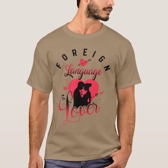 Camiseta Lover de Língua Estrangeira (Frente)