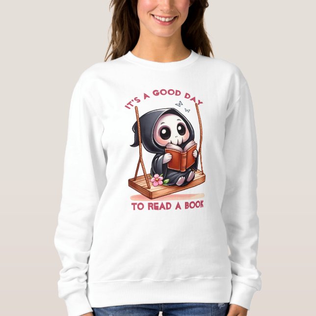 Camiseta Lover do Livro da Grim Reaper, Clube do Livro Pers (Frente)
