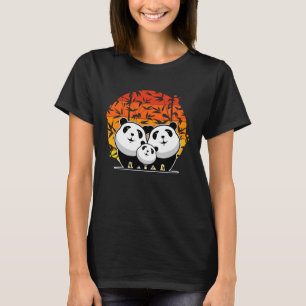Camiseta Lover do Urso Panda Retro, Amante de os animais En