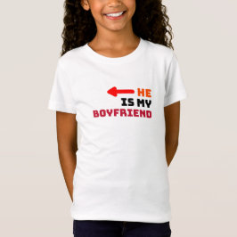 Camiseta Lover Ele É Meu Namorado