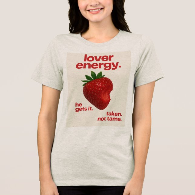 Camiseta Lover Energy Morango (Frente)