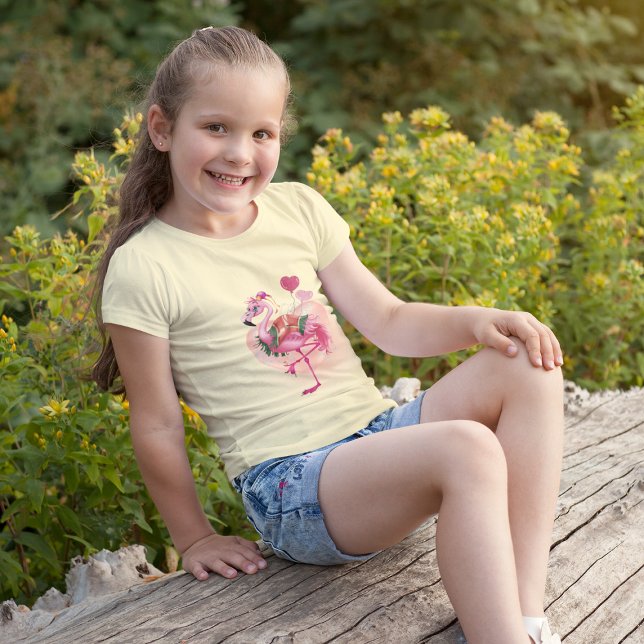 Camiseta Lover Flamingo Rosa (Criador carregado)