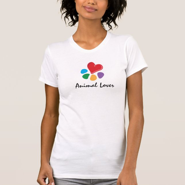 Camiseta Lover_Heart-Paw animal (Frente)