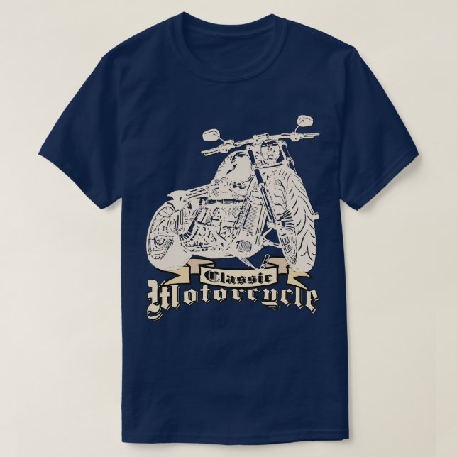 Camiseta Lovers Clássicos de Motociclos (Frente do Design)