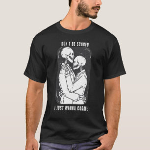 Camiseta Lovers ocultos de cartões de tarô góticos, eu só q