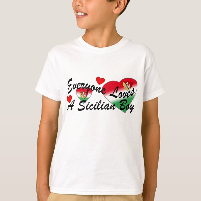 Camiseta Loves Siciliano Boy (Frente)