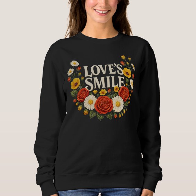 Camiseta Love's Smile Floral Wreath (Frente)
